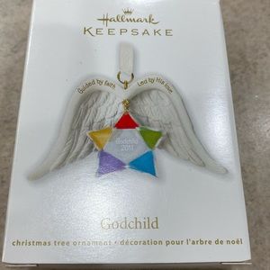 NIB 2011 Hallmark Keepsake Godchild Ornament